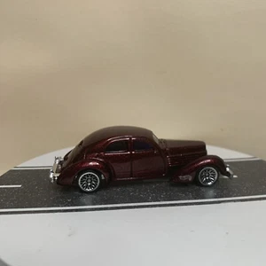 1999 Hot Wheels First Editions 1936 Cord Dark Red Burgundy #649 w/Chrome LW NM - Picture 1 of 12