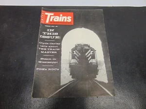 1958 Feb Trains Railroading Magazine Clyde Carley Train Master Mississippi PGE - Picture 1 of 5