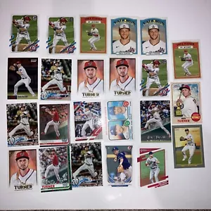 Lot (23) Trea Turner Baseball Cards Base Insert Parallel Nationals Dodgers - Picture 1 of 4
