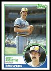 1983 Topps Baseball Card Jerry Augustine Milwaukee Brewers #424