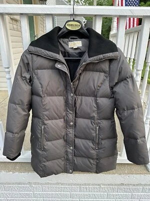 PARKA MUJER MICHAEL KORS PLUMÓN GRIS CREMALLERA TALLA GRANDE Foto 1 de 4