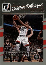 2016-17 Donruss Press Proofs Silver Basketball Card #105 DeMar DeRozan /299