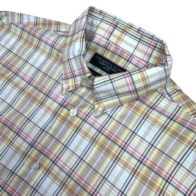 Camisa de vestir The Men's Store x Bloomingdales para hombre sin planchar L/S multicolor • XL Foto 1 de 4
