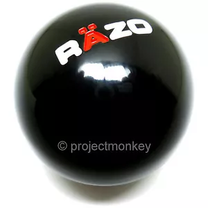 RAZO RA102 Shift Knob Shifknob Gear Lever 46g Black Resin Ball Carmate JDM - Picture 1 of 2