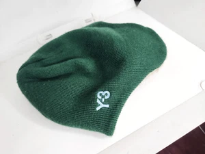 Y-3 Stripes Beanie Adidas Y-3 Yoji Yamamoto Badge Beanie Knitted Hat - Picture 1 of 5