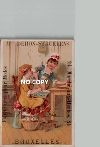 Lot de 2 Chromos DEHON-STRUELENS Bruxelles - Scènes enfantines - Imagen 1 de 4