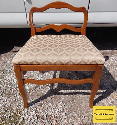 Banco de tocador/silla de tocador de nogal (VB-105) Foto 1 de 4