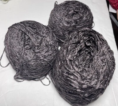 HILO DE CHENILLA SIN MARCA. Lote de 3. marrón. Combino envío, leer detalle Foto 1 de 3