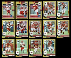 2022 Panini Donruss Press Proof Premium Complete Chiefs Team Set (14 Card Lot) - Picture 1 of 2
