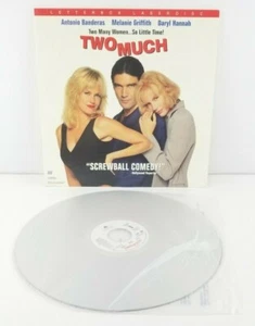 Two Much Laserdisc LD Letterbox Antonio Banderas Melanie Griffith Daryl Hannah - Picture 1 of 4