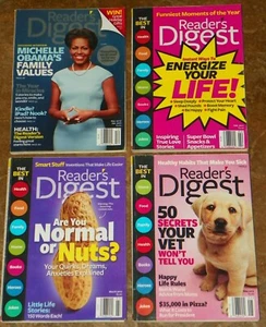 Lot Of 4 READER'S DIGEST Magazines Back Issues 2011 2012 MICHELLE OBAMA - Bild 1 von 5