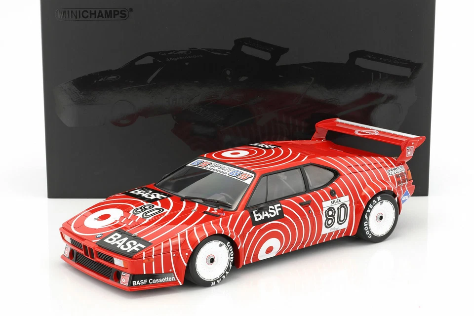 BMW M1 Procar #80 Series 1980 Hans Joachim Stuck MINICHAMPS 125802980 1/12 E26 - Image 1 of 1