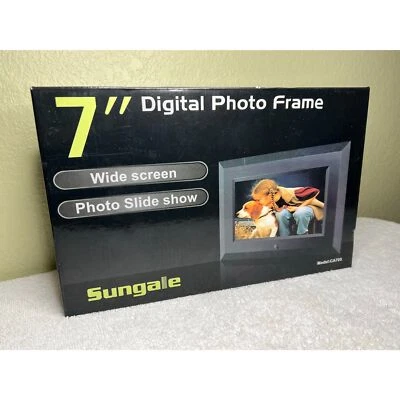 Digital Photo Frame 7" New in box Sungale CA705 - Image 1 of 3