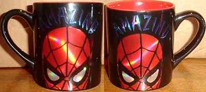 AMAZING SPIDERMAN LARGE 14 oz CERAMIC COFFEE CUP MUG NEW MARVEL COMIC CON BOX - Picture 1 of 2