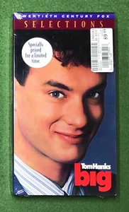 BIG vintage VHS Factory Sealed Video Tape TOM HANKS Penny Marshall comedy  - Picture 1 of 5