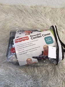 Fisher Price Reversible Combo Cover Travel Care 6 Months And Up New  - Picture 1 of 4