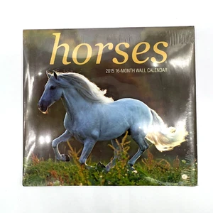 Vista 2015-2016 Horses Professional Photos 16-Month Calendar 12" x 11" Sealed - Picture 1 of 7