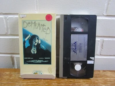 Demented VHS Tape Horror Movie 1982 Media Rated R Revenge/Slasher 80s - Image 1 of 4