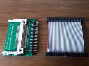 Commodore Amiga 600, 1200 IDE to Compact Flash Hard Drive Adaptor + IDE Cable - Picture 1 of 1