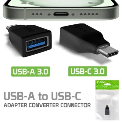 Cellet USB-A to USB-C Adapter Converter Connector - Image 1 of 4