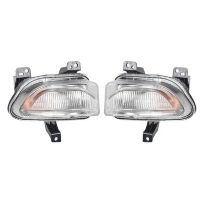 DRL Fog Light For Jeep Renegade 2015 2016 2017 2018 Daytime Running Lamp Pair - Image 1 of 4