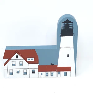 Vintage 1991 * Cat's Meow * Portland Headlight Lighthouse * Cape Elizabeth Maine - Picture 1 of 6