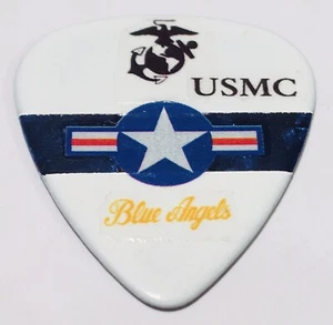 USMC BLUE Guitar Picks - Picture 1 of 3