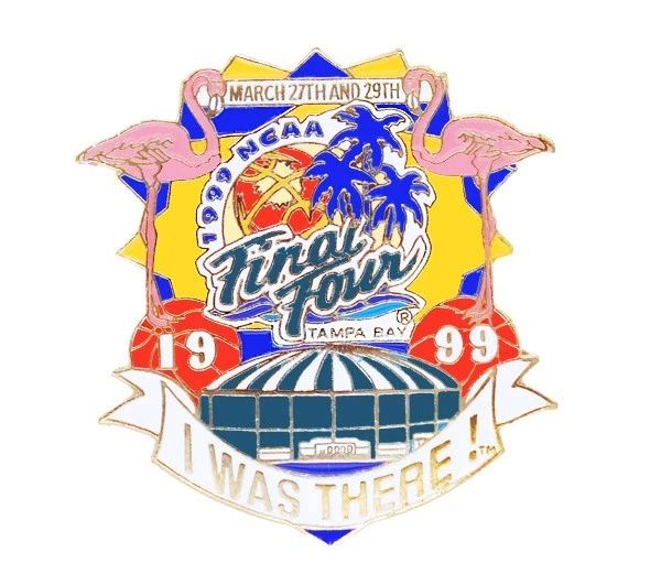 Pin con logotipo I was There Final Four de la NCAA 1999 - Connecticut Huskies 1er Foto 1 de 1