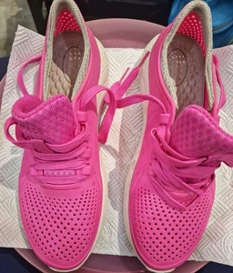 CROCS LiteRide Lace up Pink UK6 - Picture 1 of 5