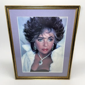 Arte de pared vintage enmarcado con cuadro de Elizabeth Taylor 8x10 - Imagen 1 de 12