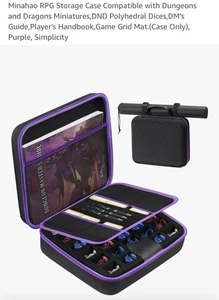Minahao RPG Storage Case Compatible with Dungeons and Dragons Miniatures, DND - Picture 1 of 7