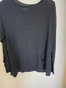 CHICO'S - TOP CUADRADO NEGRO CON BOLSILLO TALLA. 2 - Imagen 1 de 8