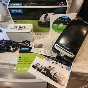 Impresora de etiquetas térmicas Dymo LabelWriter 450 con adaptador de CA y USB 1750110 - Imagen 1 de 7