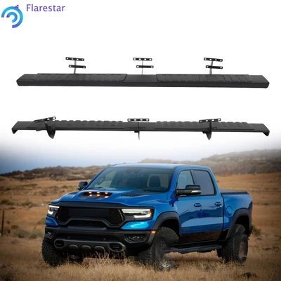 For Dodge Ram 2019-2023 1500 Crew Cab Nerf Bars Side Steps 6" Running Boards BLK - Image 1 of 4