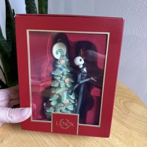 Ornamento Lenox Jack Skellington 5" L'incubo prima di Natale Tim Burton nuovo - Foto 1 di 5