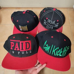 A Tribe Called Quest 90s Hip Hop Vintage Cap Lotto 4pz Pagati in Full Kick It - Foto 1 di 20