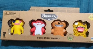 Fuggler Funny Ugly Monster Sammelfiguren 4 Stück Neu mit Etikett 4 Figuren Mini 3 Zoll - Bild 1 von 8