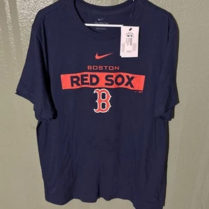 NWT Men's XL Nike Tee MLB Boston Red Sox Short Sleeve T-Shirt Navy - Picture 1 of 6