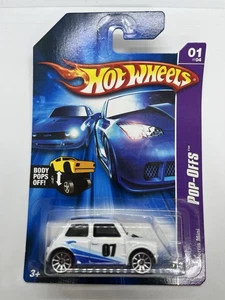 2007 Hot Wheels #37 Pop Offs 1/4 Morris Mini White Variant 10spoke Wheel - Picture 1 of 4