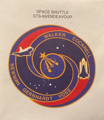 US SPACE SHUTTLE COVER STS-69 ENDRAVOUR LAUNCH KSC 7 SEPT 1995 AS PICTURED - Image 1 of 4