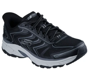 Wide Fit Herren Skechers Slipper Stamina Sport 233150 schwarz/anthrazit brandneu - Bild 1 von 6