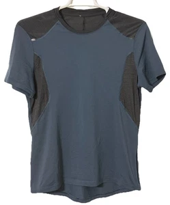 Lululemon Light As Air Technical Laufshirt Herren Medium Blue Reflective - Bild 1 von 4