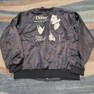 VTG 2002 Donny Osmond Tour Jacket Size L Made In USA - Picture 1 of 7