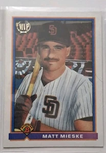 Matt Mieske 1991 Bowman #694 Rookie San Diego Padres MLB Karte  - Bild 1 von 2