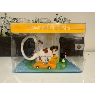 Disney x Jerrod Maruyama Ceramic Mug with Coaster Set Castle Characters - Image 1 of 4