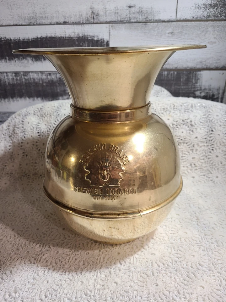 Tapón de corte de tabaco para masticar marca Redskin de colección 11x10" ~ pesado Foto 1 de 4