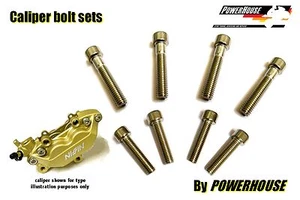 Honda CBR 900 RR Fireblade 954 jeu de boulons joints en acier inoxydable pour étriers de frein avant - Photo 1/1