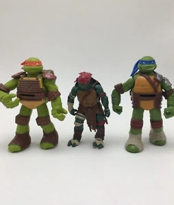 TEENAGE MUTANT NINJA TURTLES DREI ACTIONFIGUREN 5-6 ZOLL - Bild 1 von 10