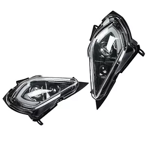 1Pair LED Headlights Accessories For YAMAHA RAPTOR 700 YFZ Wolverine 450 2006-24 - Picture 1 of 11