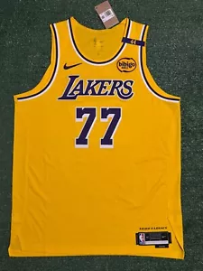 Authentic Luka Doncic Los Angeles Lakers Icon Edition Nike ADV Jersey Size 52/XL - Picture 1 of 14